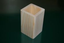 Pot  crayons en bois en bois