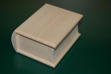 Mini livre en bois en bois