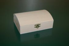 Petit coffre en bois pour jeu de cartes  en bois