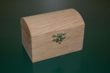 Mini coffre en bois en bois